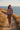 Female coastal-path sweatshirt editorial