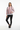 Female model front view with leggings