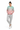 Female model - partially zipped with joggers