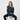 Female model - Sitting on white cube