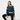 Female model - Sitting on white cube