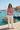 Female model wearing the hoodie with ivory linen pants