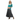 Feminine pleated skirt