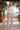 Floral pajama pants with cream knit sweater