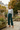 Forest-green trousers editorial