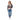 Geometric Sweater Denim Female