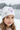 Girl age 6 wearing castle beanie
