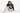 Girl in black sweatshirt sitting