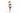 Girl in white sweatshirt running