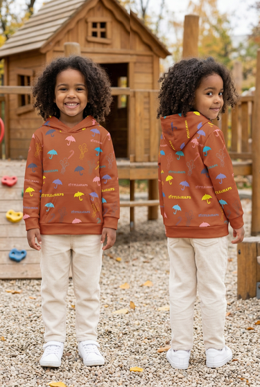 Girl playground hoodie styling concept