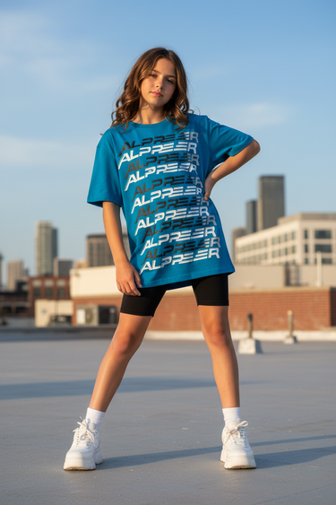 Girl Rooftop Look
