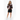 Graffiti Sweatshirt Black Skirt Female