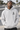 Heather Grey ODDSON hoodie close-up at a skatepark