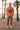 Heather orange T-shirt beach boardwalk editorial