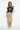 Artistic palm sweater with corduroy pants for weekend casual style