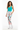 Model wearing Abstract Chain Recycled Joggers with turquoise tank top