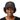 Black woman wearing Alppeer embroidered dark grey dad hat, front view