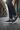 Indigo joggers graffiti