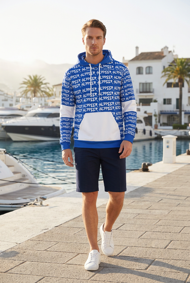 Individual model at Mediterranean marina