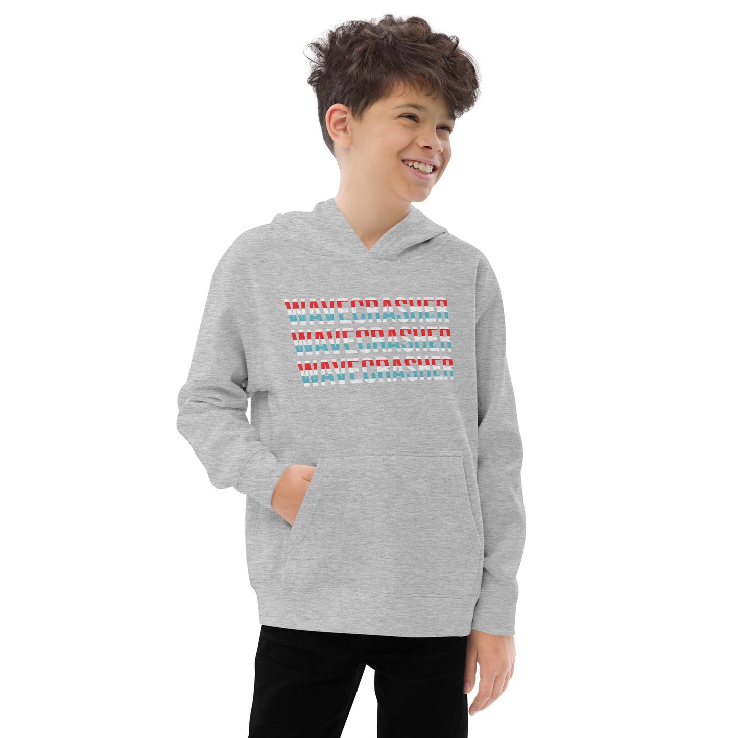 WaveCrasher Kids fleece hoodie