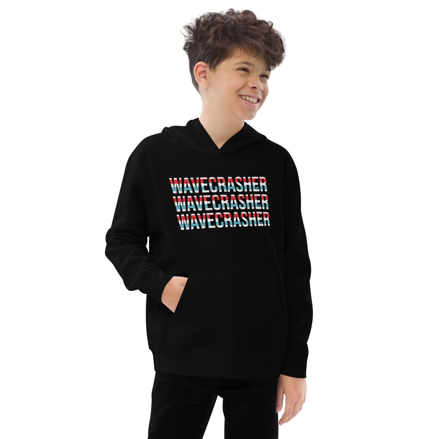 WaveCrasher Kids fleece hoodie