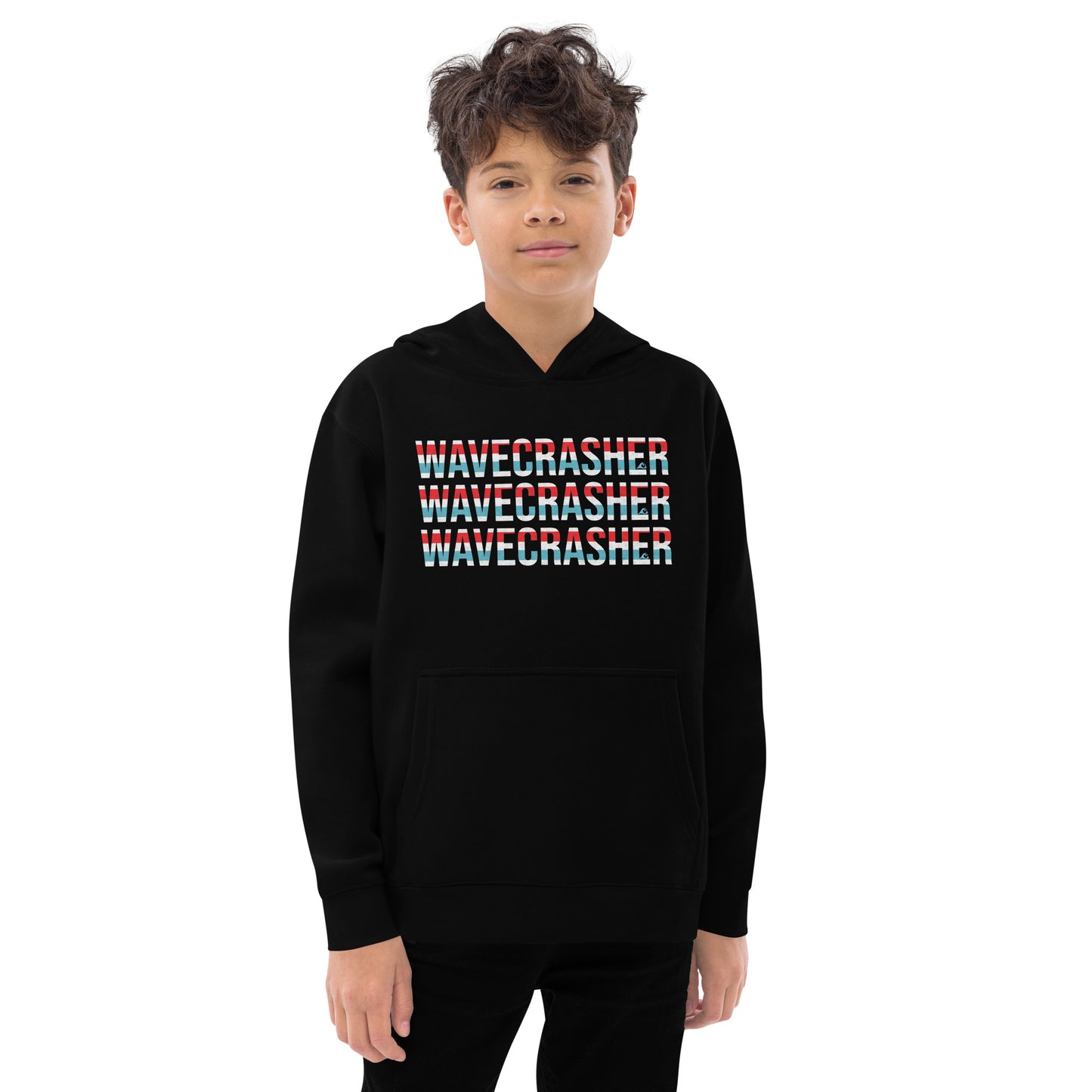 WaveCrasher Kids fleece hoodie