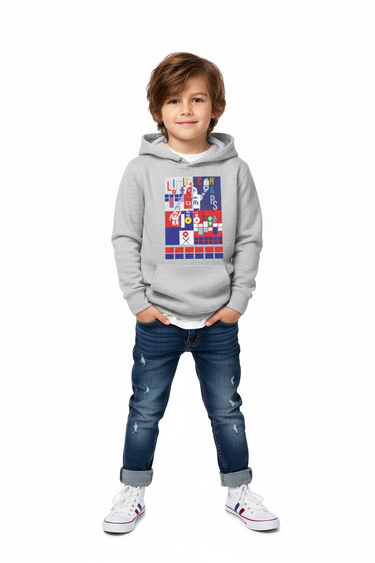 Kids Fleece Hoodie Look 5