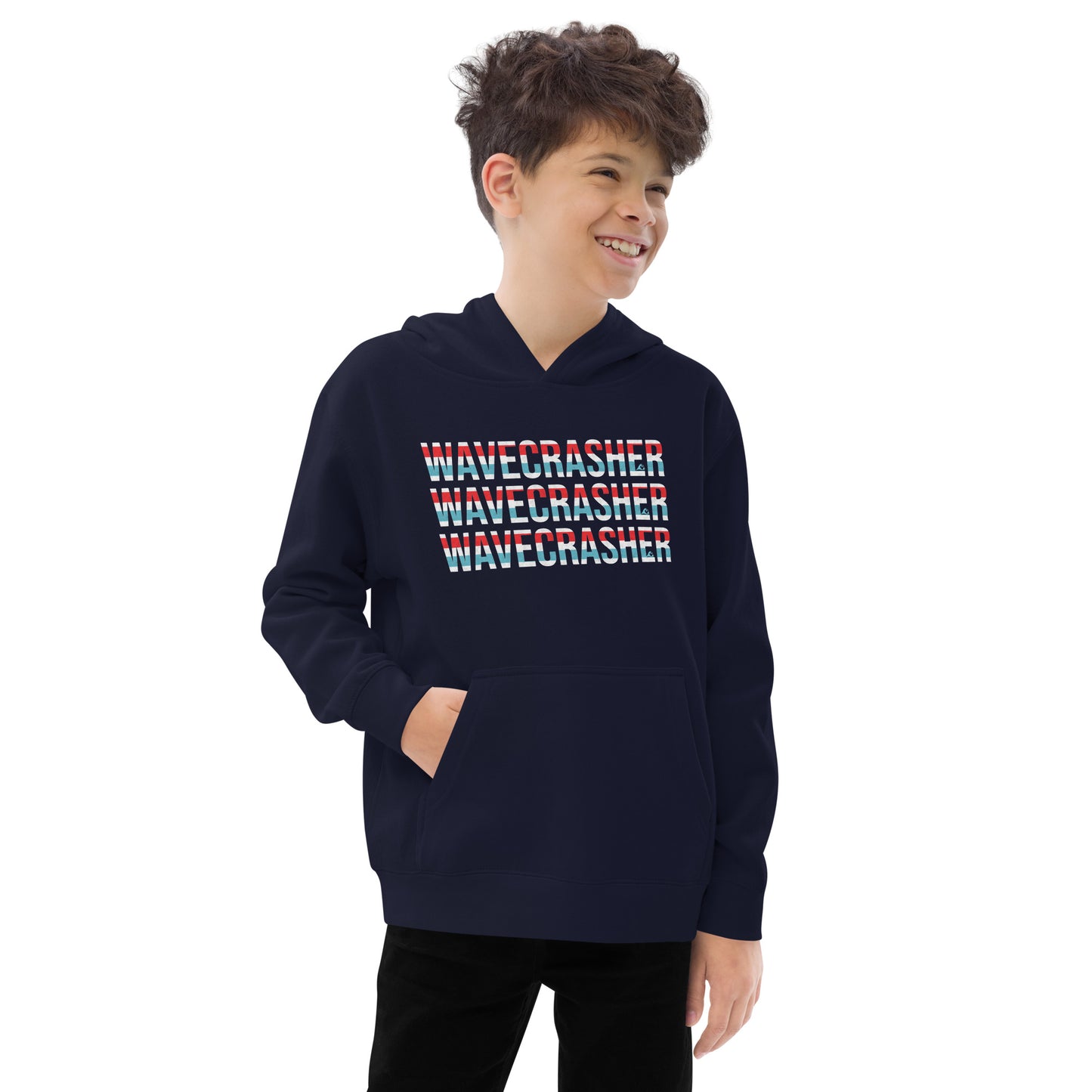 WaveCrasher Kids fleece hoodie