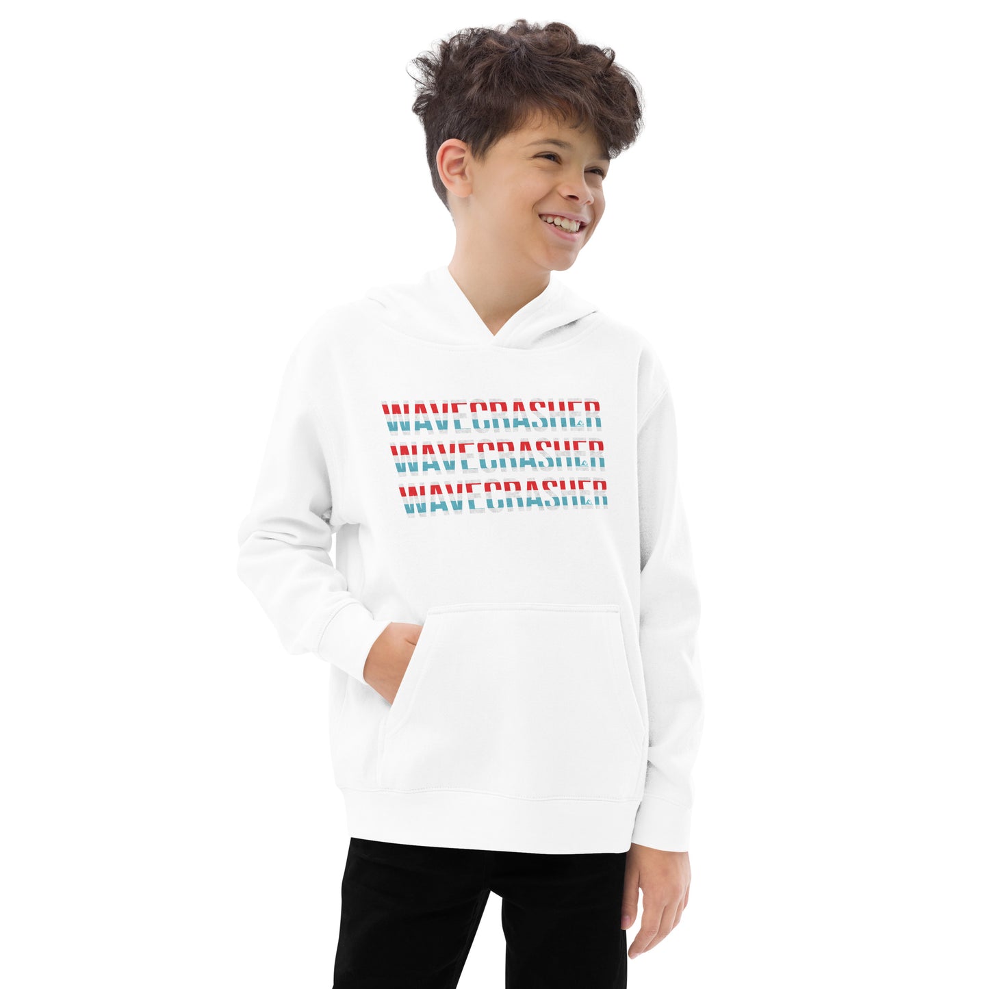 WaveCrasher Kids fleece hoodie