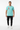 Lagoon Blue Tee with Black Joggers - Full Body