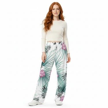 Look 11 - Red Hair Model with Cream Top