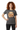 Look 3 - Anthracite grey tee, red curly hair model