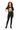 Look 3 - Black rock tee, red curly hair model