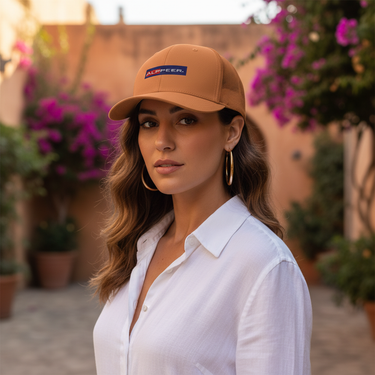 Look 5 – Caramel, Female, Mediterranean Courtyard