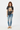 Look 6 - Black rock tee, auburn wavy hair model