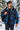 Look 6: snowy forest trail, unzipped showing lining