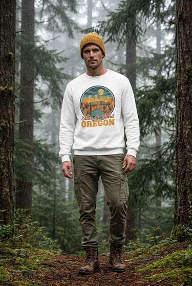 Male forest cargo look