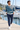 Male marina look with navy joggers