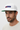 Male model close-up white cap casual