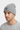 Male model - heather grey beanie candid