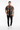 Male model in black jeans and white sneakers