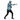 Male model in dynamic side stance - African Origins windbreaker
