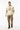 Male model in khaki cargo pants and brown boots