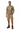 Male model in olive tee with khaki cargo shorts