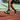 Male model running on track