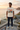 Male model wearing the Natural New York tee