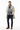 Male model - winter layering with wool coat and scarf