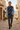 Male sweater editorial with tailored trousers