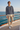 Male sweatshirt editorial with linen trousers