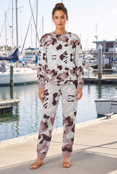Matching camo set at the marina